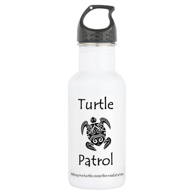 Botella de agua de la patrulla de la tortuga (Anverso)