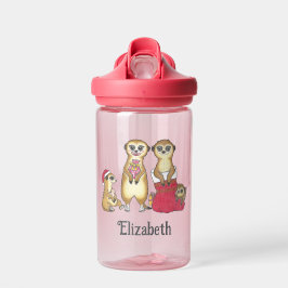 Botella de agua de la Personalizado Cute Meerkat N