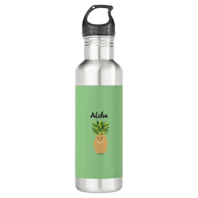 Botella de agua de la piña de Aloha (Anverso)