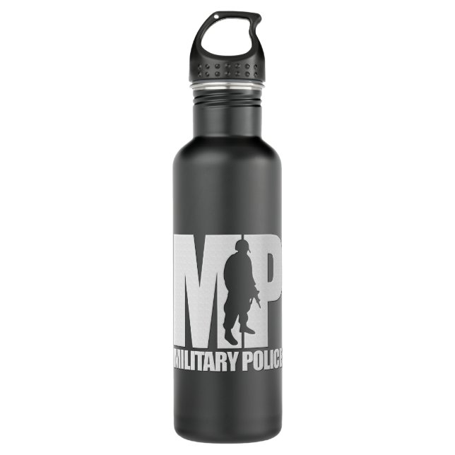 Botella de agua de la policía militar (Anverso)