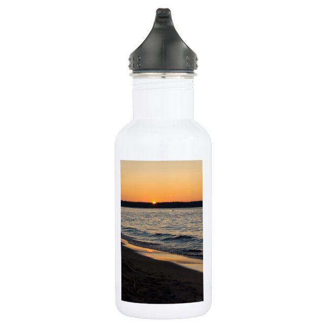 Botella de agua de la puesta de sol en marcha (Derecha)