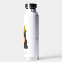 Botella de agua de la Reina del gimnasio