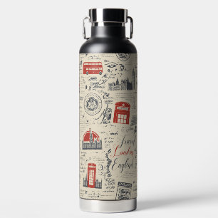 Botella de agua de la vieja usanza de Londres