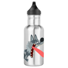Botella de agua de Lobo Personalizado