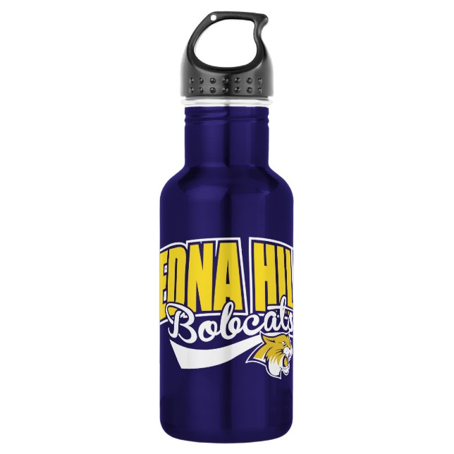 Botella de agua de los Bobcats de Edna Hill (Anverso)