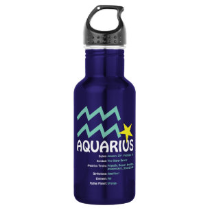 Botella de agua de los rasgos del acuario