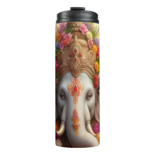 Botella de agua de los Reinos Paralelos. Ganesha