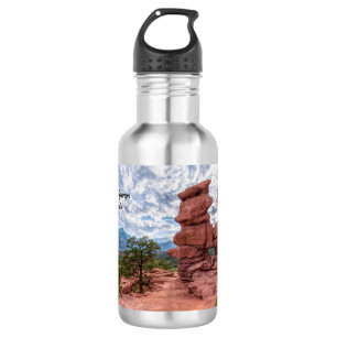 Botella de agua de los Twins Siameses Colorado Sun