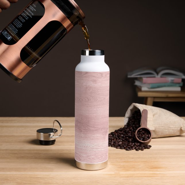 BOTELLA DE AGUA DE MADERA CORTA (Café)
