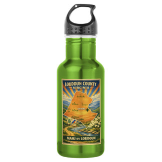 Botella de agua de Mahj On Loudoun