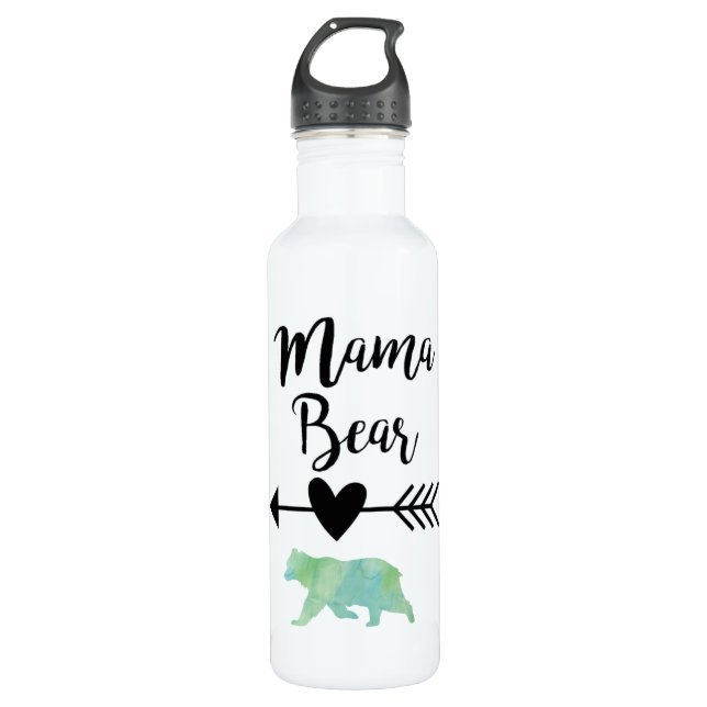 Botella de agua de mamá Bear (Anverso)