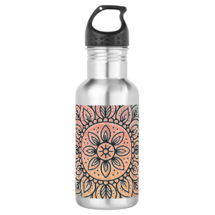 Botella de agua de Mandala