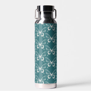 Botella de agua de mariposa