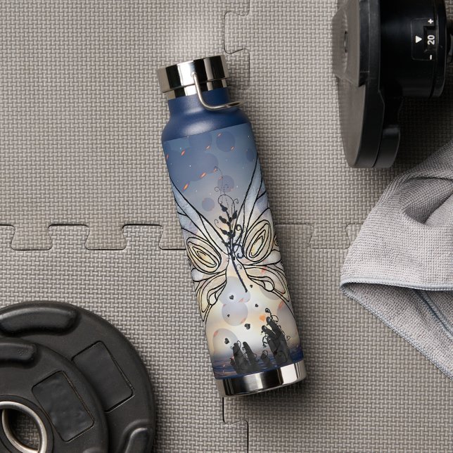 Botella de agua de mariposa Freedom (Subido por el creador)