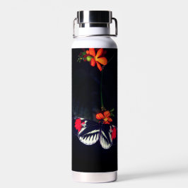 Botella de agua de mariposa personalizada