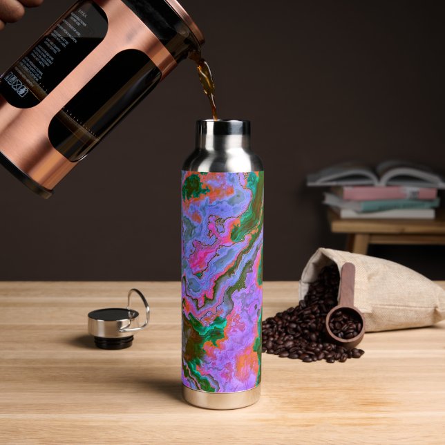 Botella de agua de Mármol agrio (Café)