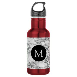 Botella de agua de mármol falso personalizable con