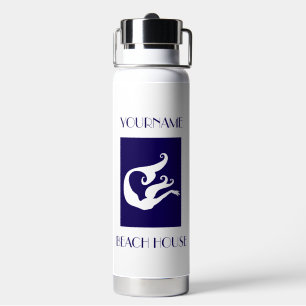Botella de agua de Mermaid Beach House personaliza