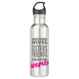 Botella de agua de mujeres asombrosas