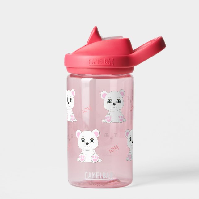 Botella de agua de oso polar blanco lindo (Izquierdo)