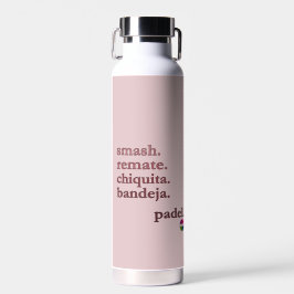 Botella de agua de pádel - Personaliza WordVibe Ro