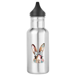 Botella de agua de Pascua Coquette Bunny Bow