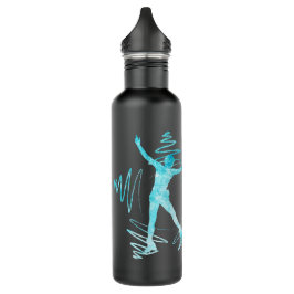 Botella de agua de patinaje artístico Los bordes d