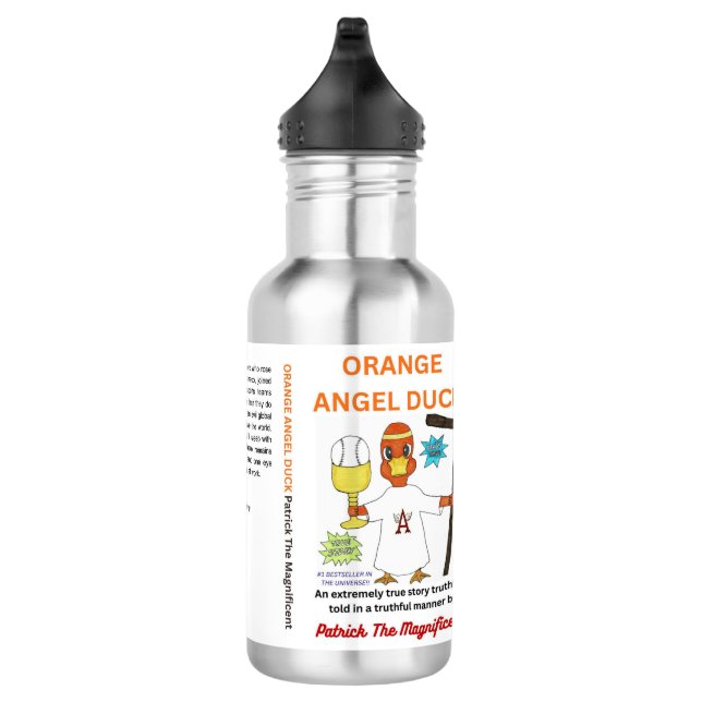 Botella de agua de pato ángel naranja (Derecha)