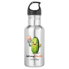 Botella de agua de pellebol, divertida, pelota