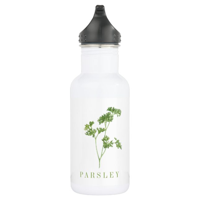 BOTELLA DE AGUA DE PEREJIL FRESCO DE 18oz (Derecha)
