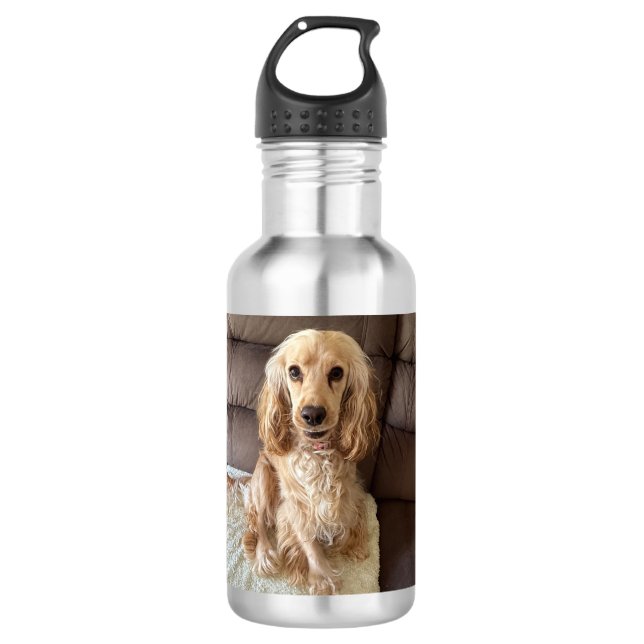 Botella de agua de perro de cachorro gotoso (Anverso)