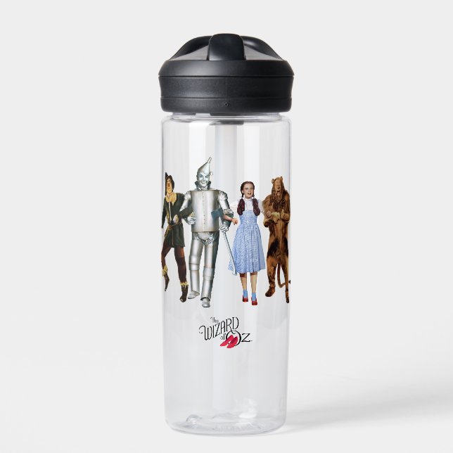 Botella de agua de personajes clásicos de El mago  (Delante)