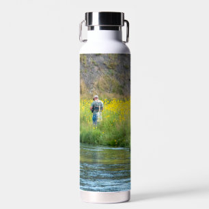 Botella de agua de pesca de mosca