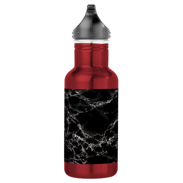Botella de agua de piedra de mármol negro (Derecha)