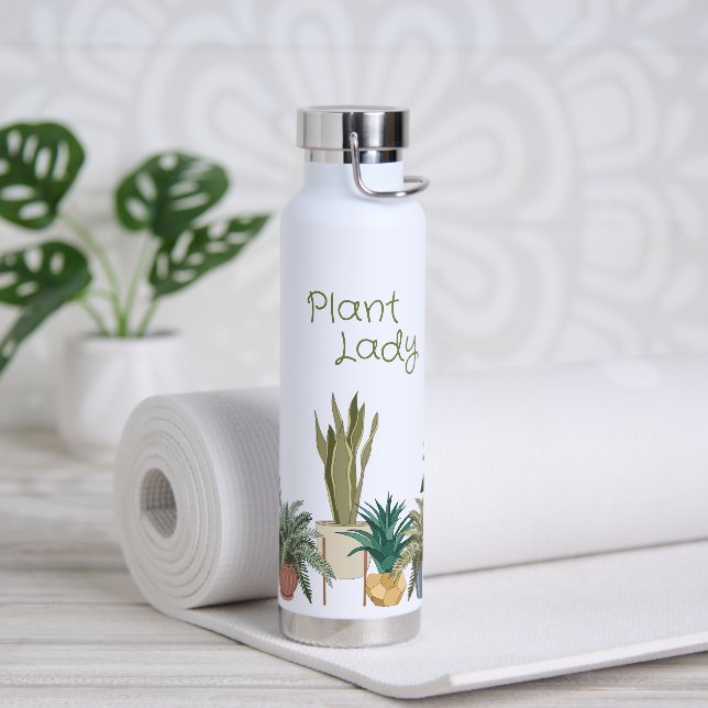 Botella de agua de Plant Lady (Yoga)