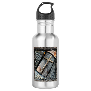 Botella de agua de protección cruzada