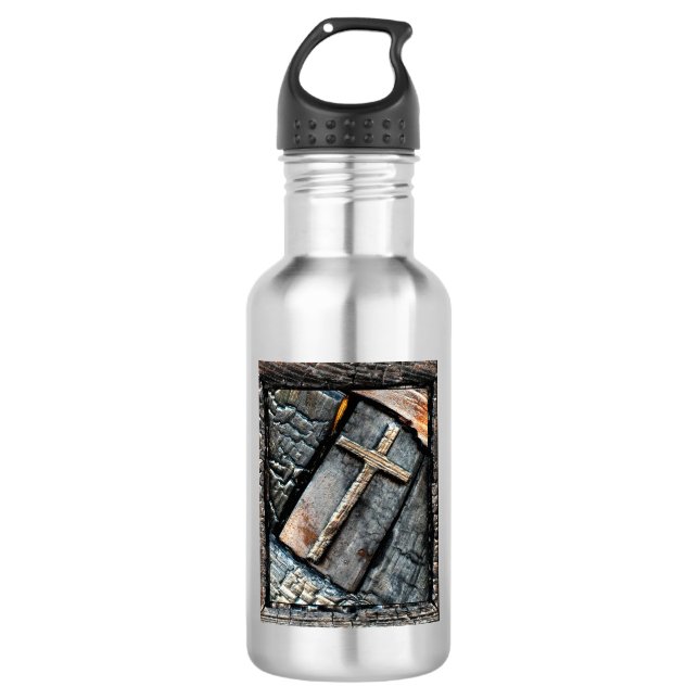 Botella de agua de protección cruzada (Anverso)