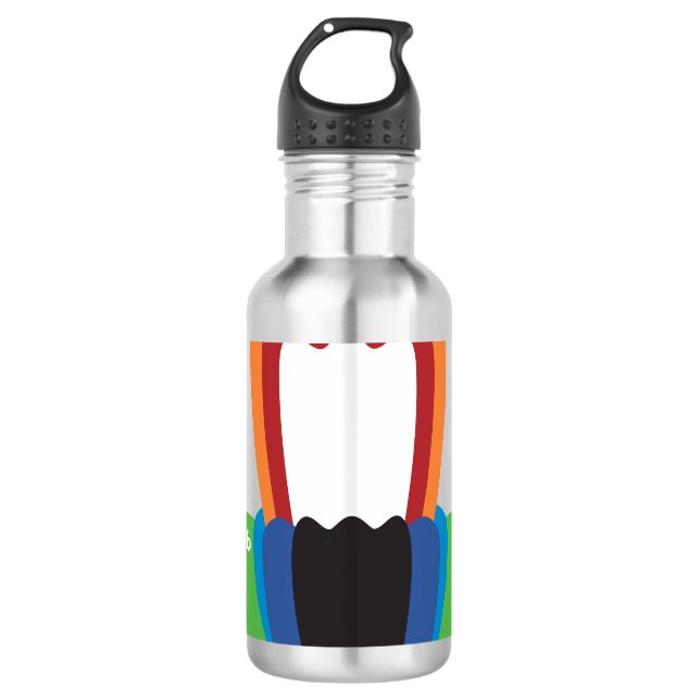 Botella de agua de proteína de membrana Pexagon (Anverso)