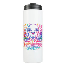 Botella de agua de pulpo lindo para el regreso a c