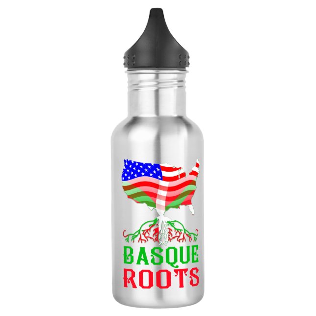 Botella de agua de raíces vascas americanas (Izquierda)