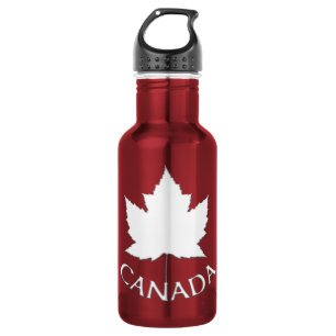 Botella de agua de recuerdo de la bandera de Canad