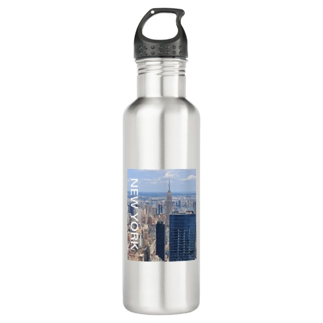 Botella de agua de recuerdo - Nueva York (Anverso)