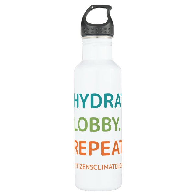 Botella de agua de repetición Hydrate Lobby (Anverso)