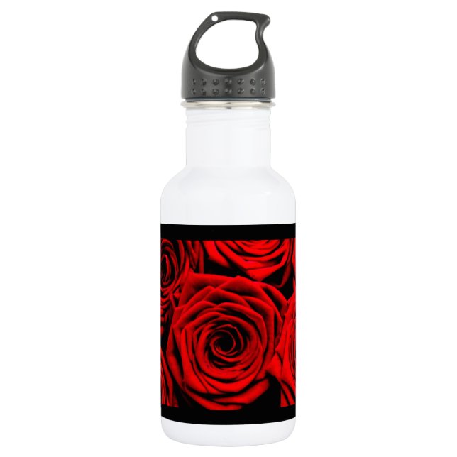 Botella de agua de Roses Rojos (Anverso)