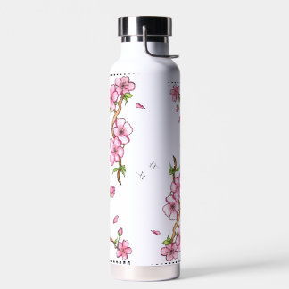 Botella de agua de Sakura