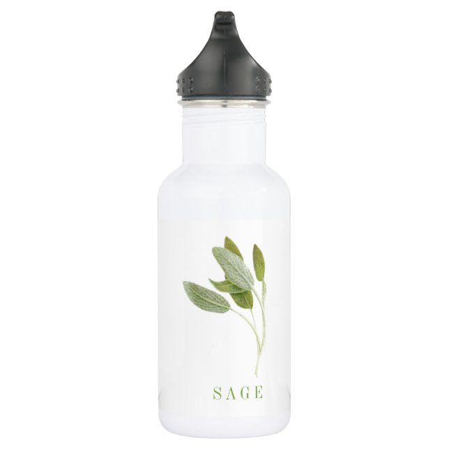 Botella de Agua de Salvia Fresca de 18oz (Derecha)