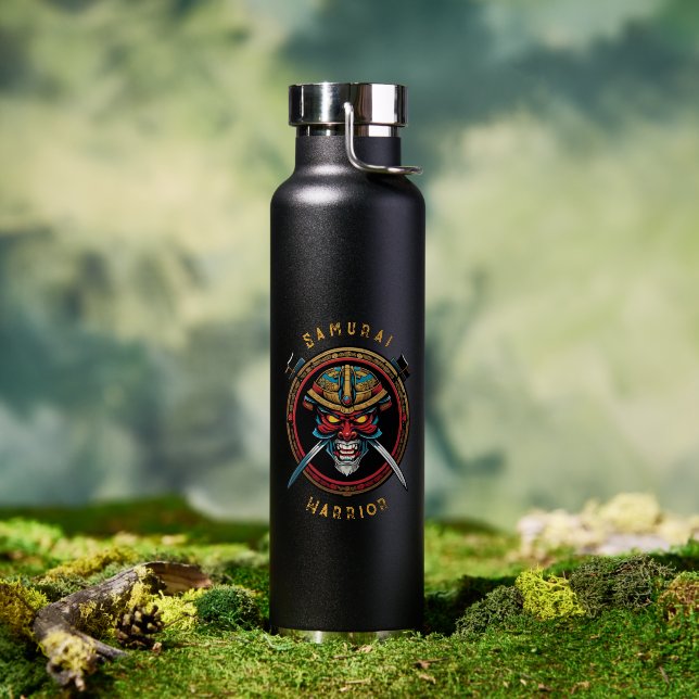 Botella de agua de Samurai Warrior (Exterior)