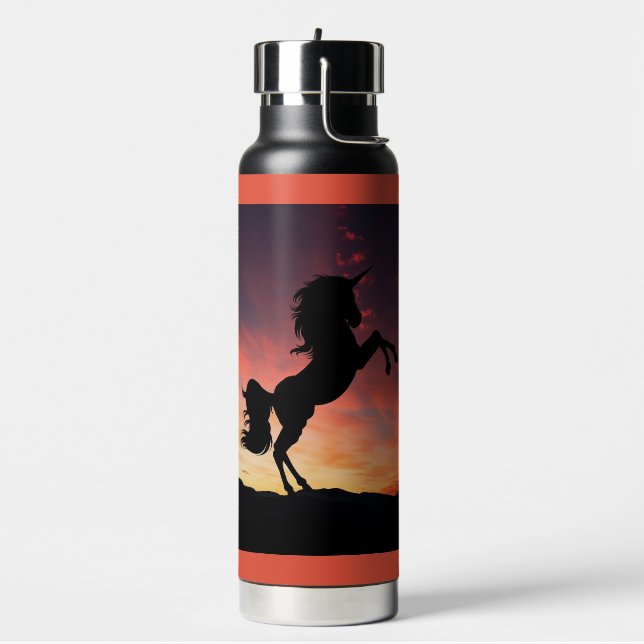 Botella de agua de silicona de Unicorn (Izquierda)