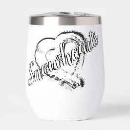 Botella de agua de Snowheart Wine Tumbler Moonhear