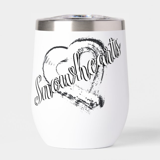 Botella de agua de Snowheart Wine Tumbler Moonhear (Frente)